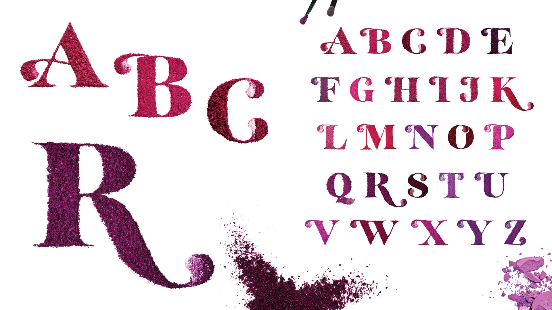 Makeup Alphabet